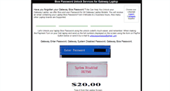 Desktop Screenshot of gateway-bios-password.biospro.com