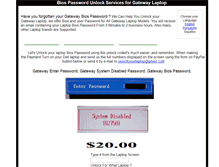 Tablet Screenshot of gateway-bios-password.biospro.com